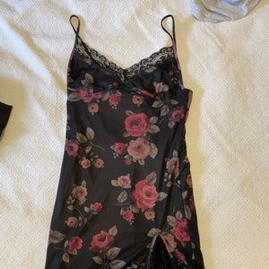 NEW Motel Rocks Floral Bodycon Dress With Lace (S)